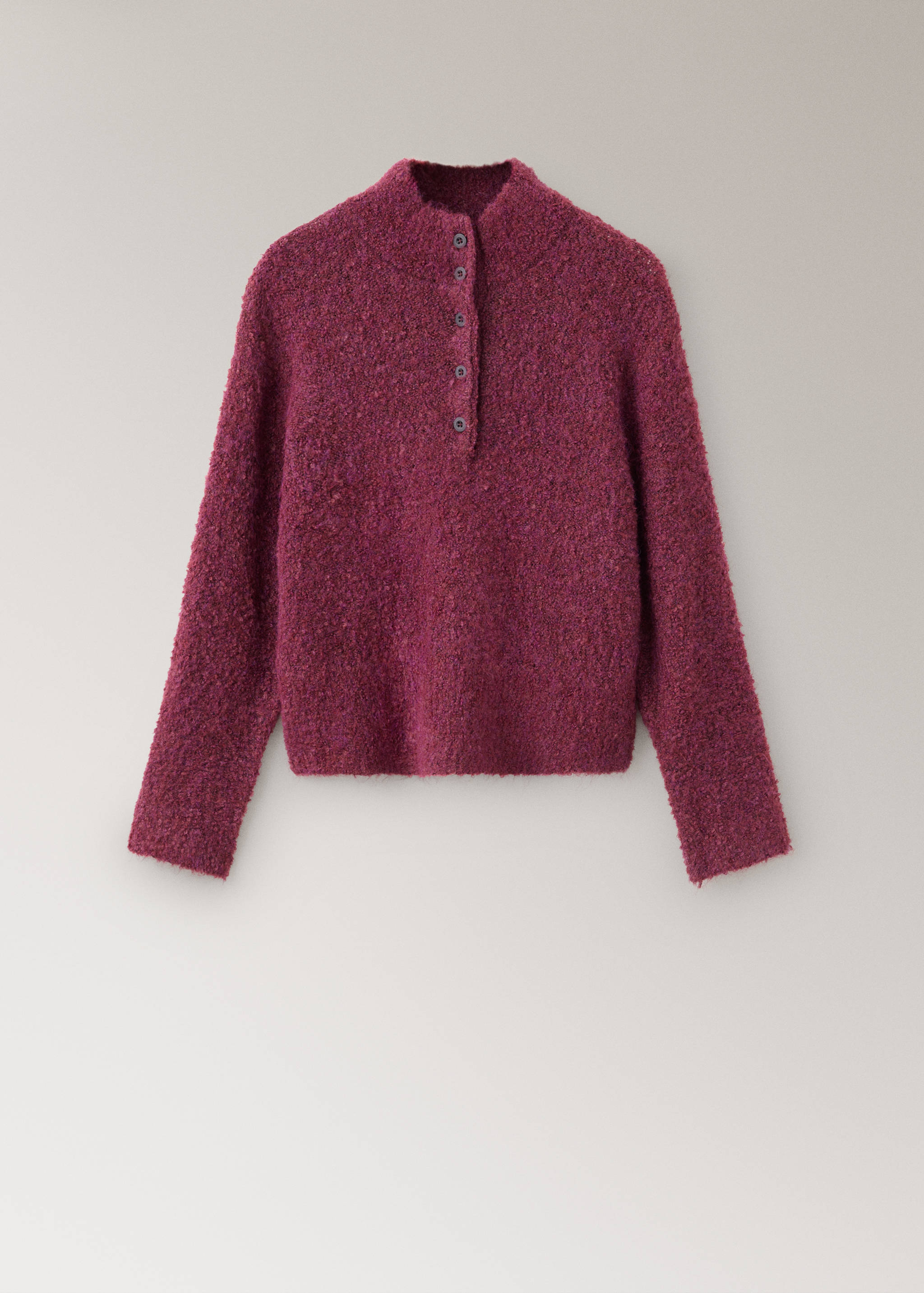 Bouclé wool sweater - Article without model