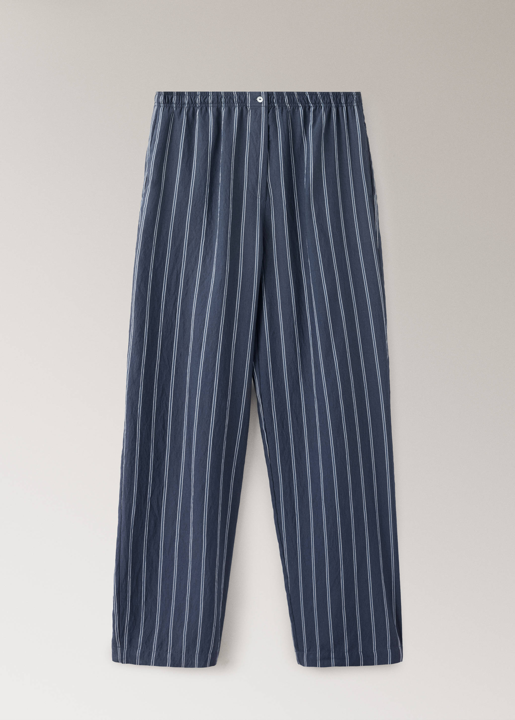 Striped pajama trousers - Article without model