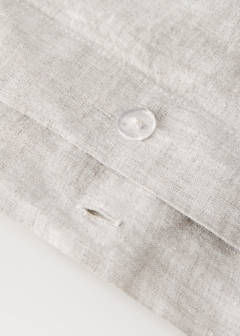Washed linen duvet cover for 180/200 cm bed — Sand 2
