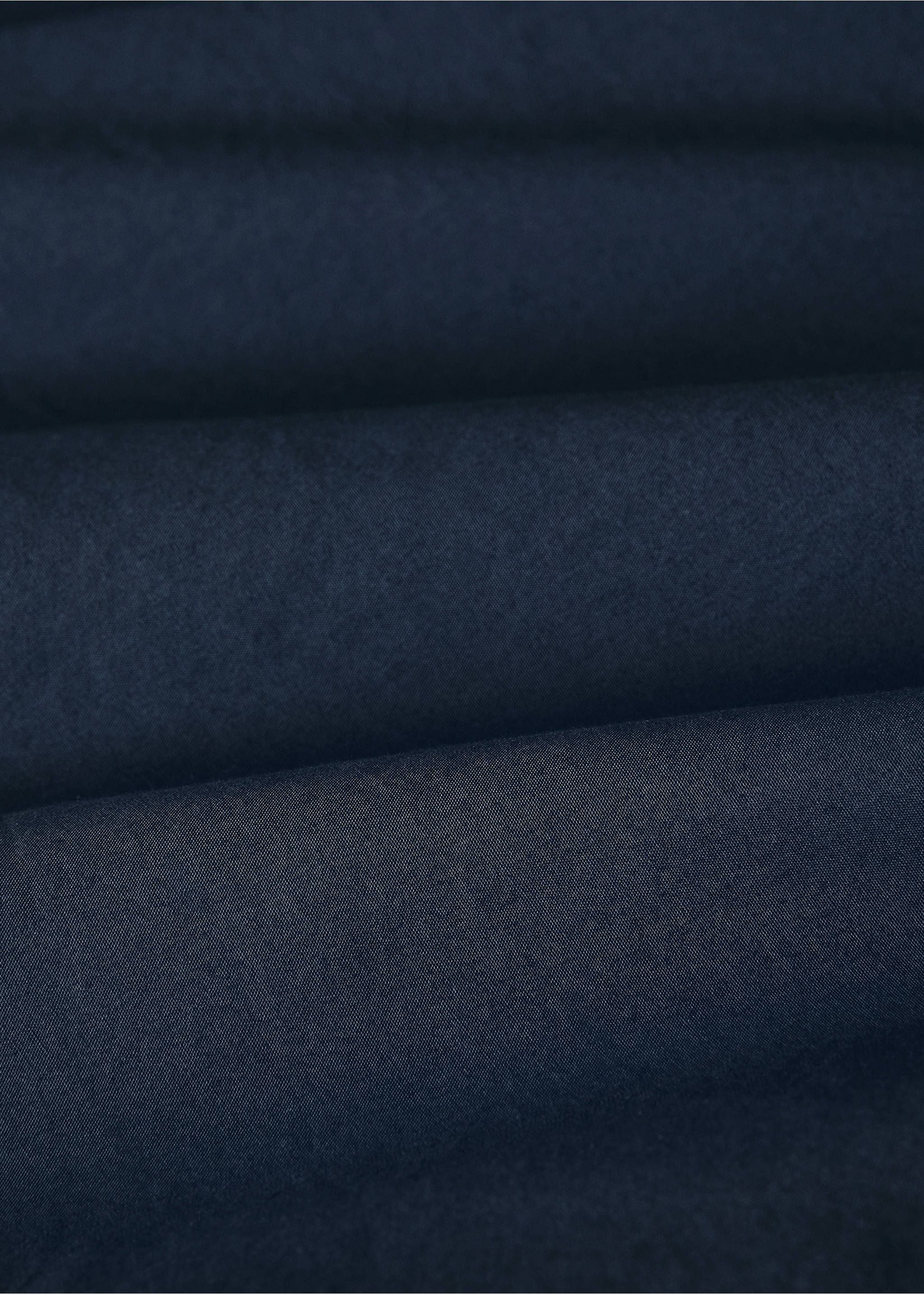 Παπλωματοθήκη 100% βαμβακερή ποπλίνα garment-dyed κρεβάτι 180/200 εκ - Λεπτομέρεια του προϊόντος 1, Ναυτικό Μπλε . Ref: 37012950-00.
