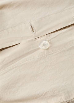 Waffle cotton garment-dyed duvet cover for 150/160 cm bed — Beige 3