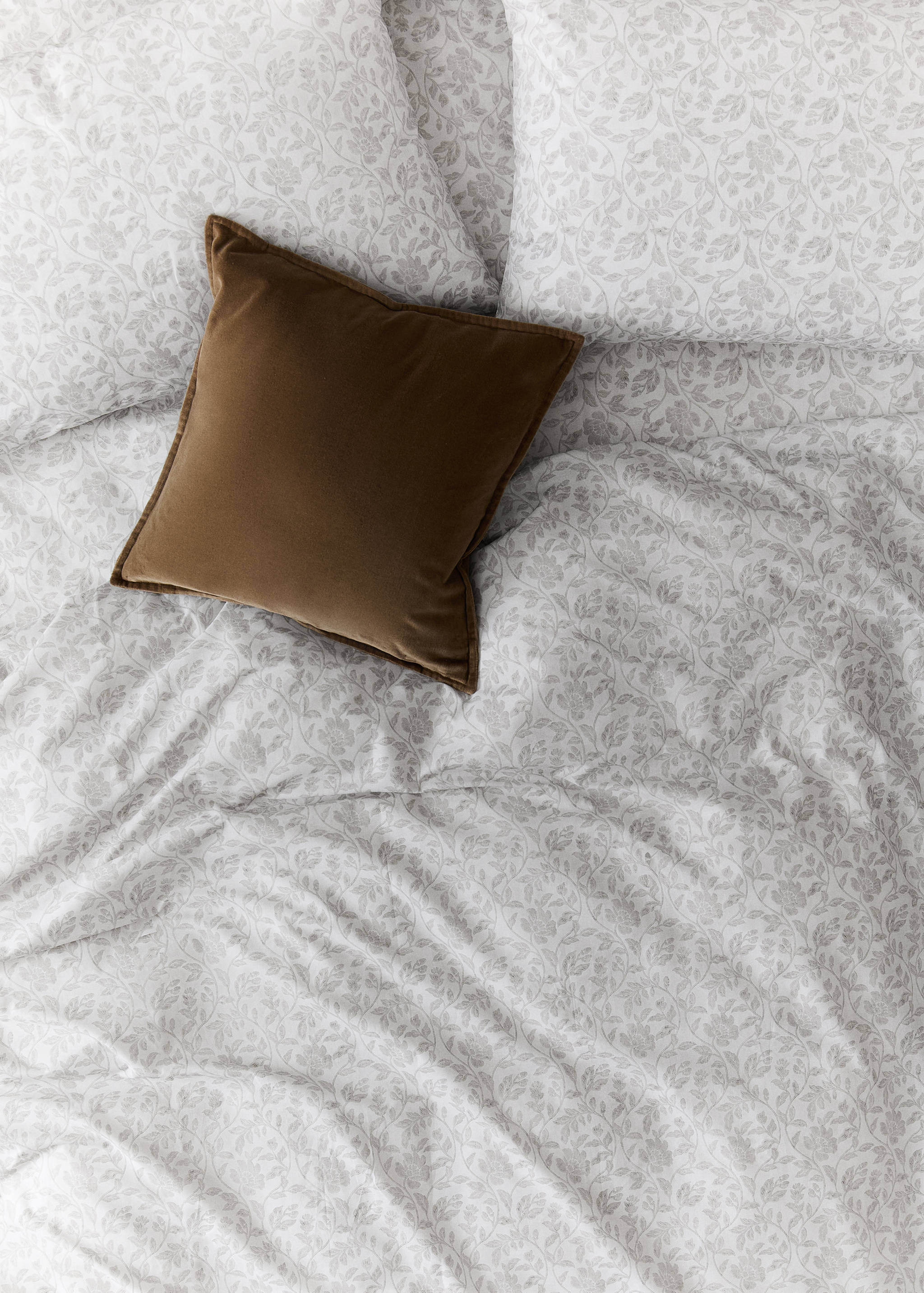 Percale cotton floral print duvet cover for 180/200 cm bed - Details of the article 7