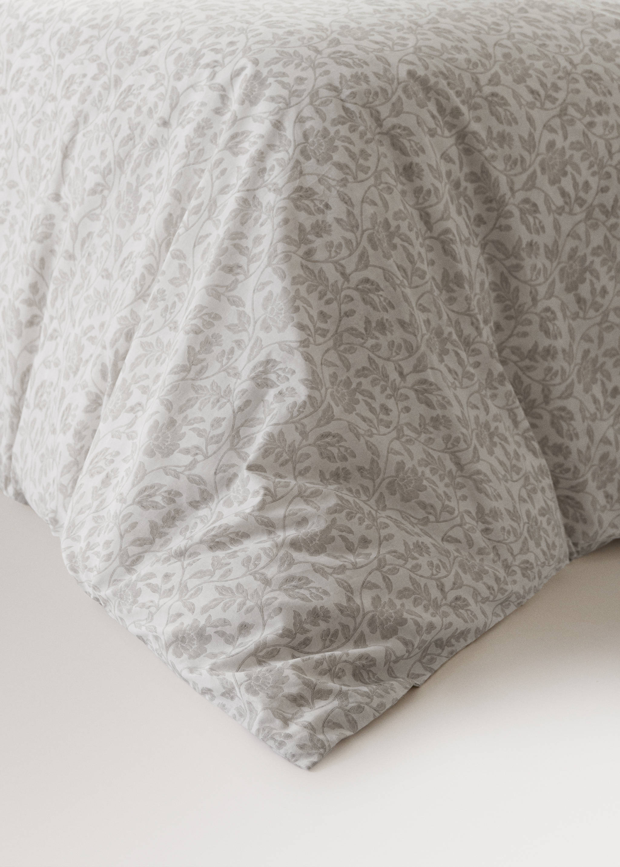 Percale cotton floral print duvet cover for a 90 cm bed - Details of the article 8