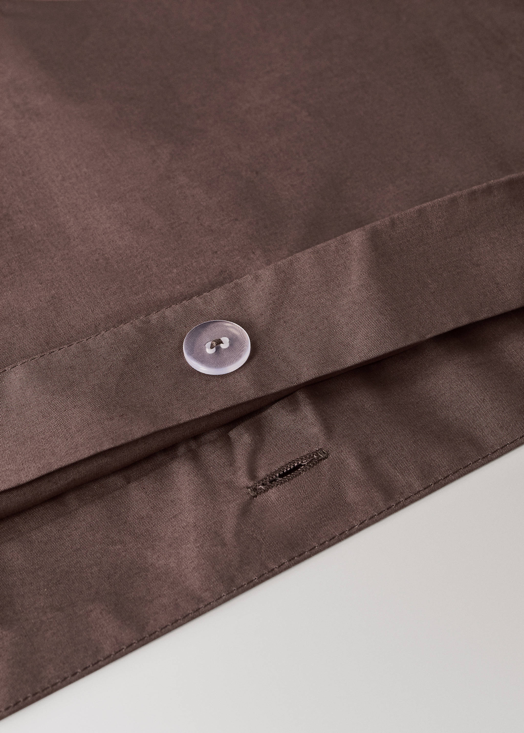 200-thread count percale cotton duvet cover for 180/200 cm bed - Details of the article 2