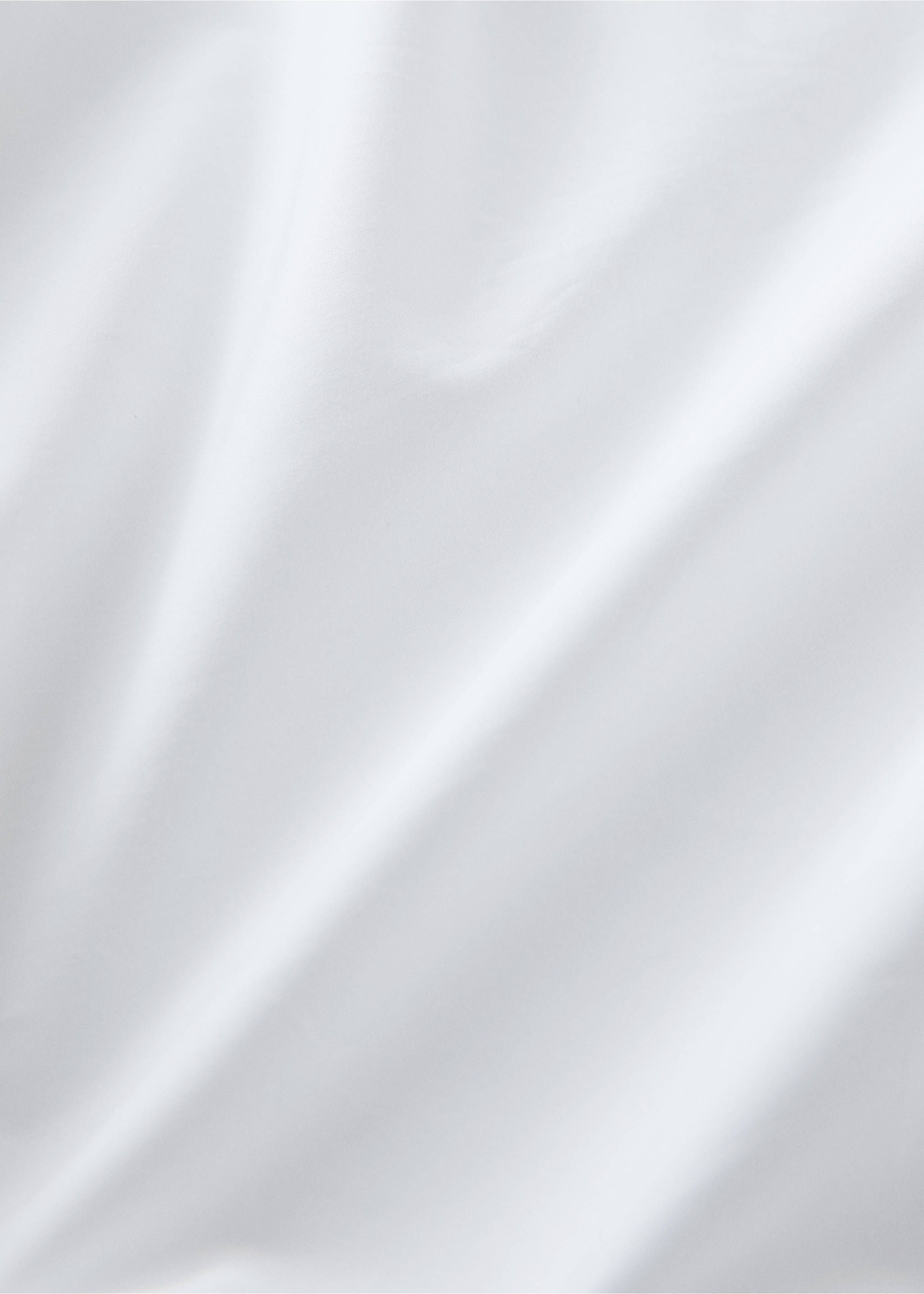 300 threads percale cotton duvet cover King bed - Details of the article 1, White. Ref: 37012997-00.