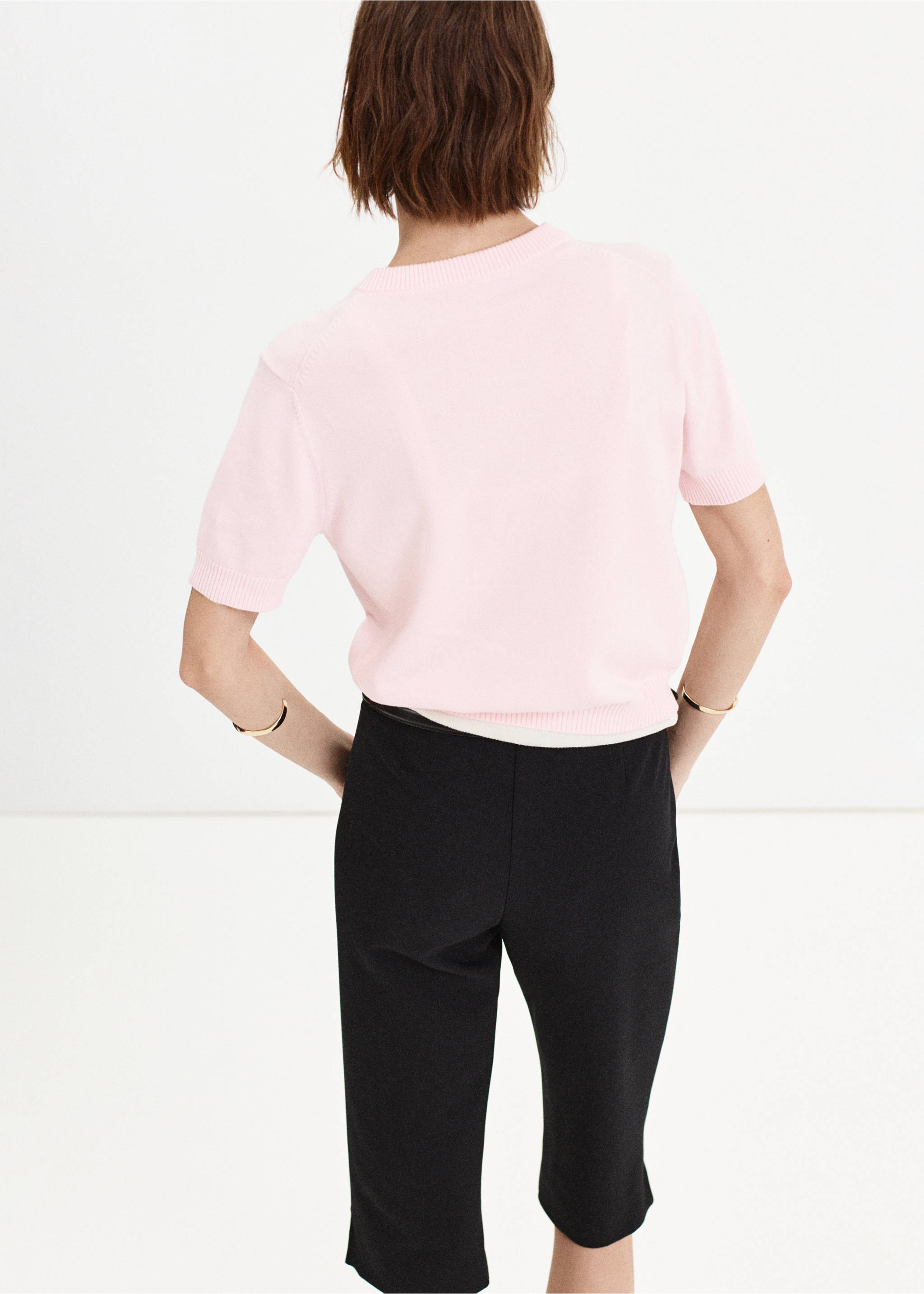 Sweater valen - Reverse of the article, Light Pink. Ref: 37013277-00.