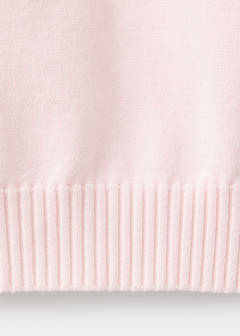 V-neck knit sweater — Light Pink 6