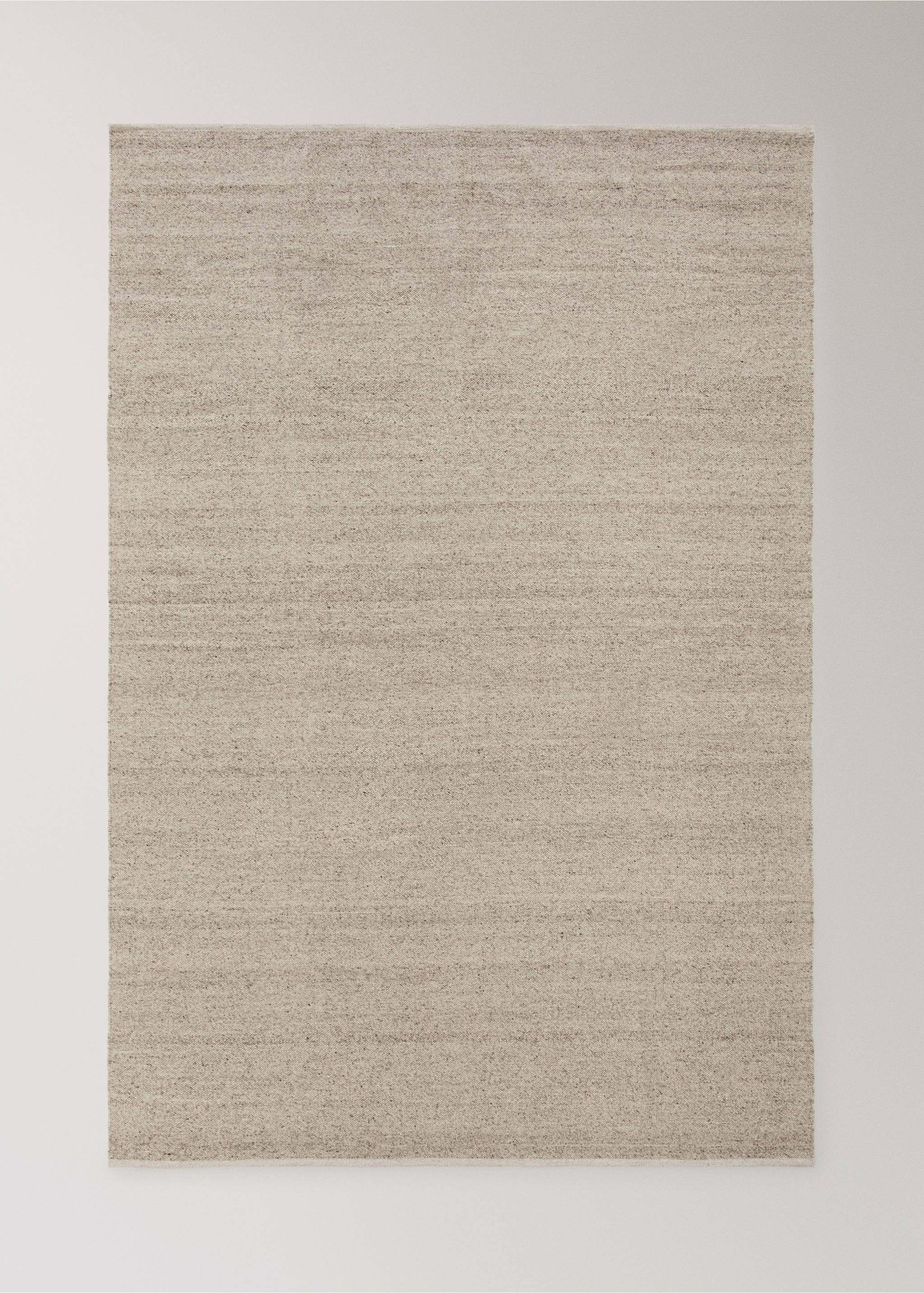 Wool and cotton carpet 200x300cm - Article without model, Medium Brown. Ref: 37013280-00.