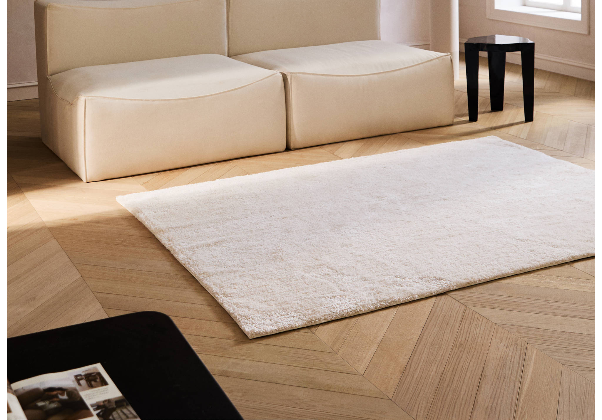 Soft textured rug - Panoramic plane
