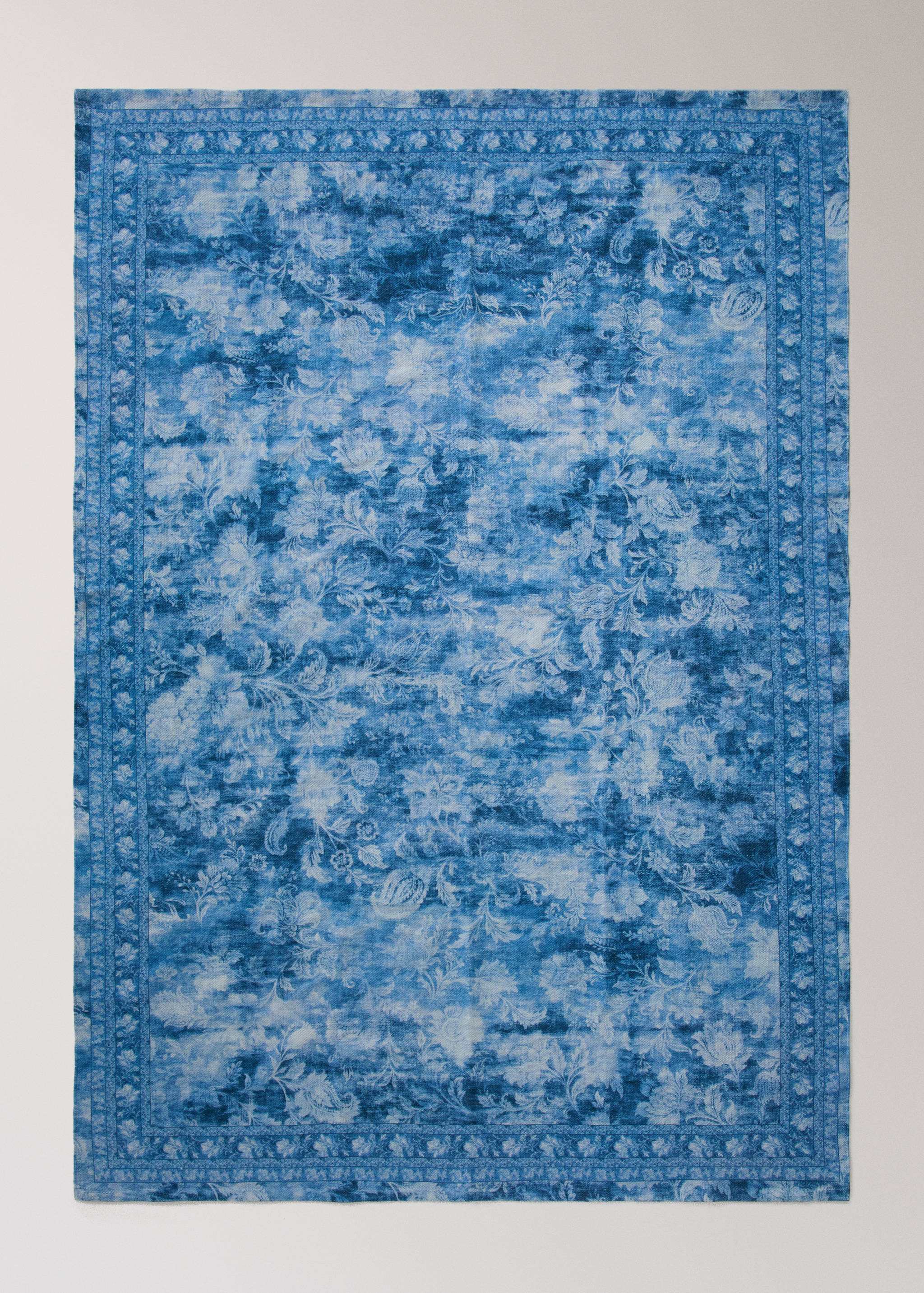 Cotton printed rug 160 x 230 cm - Article without model