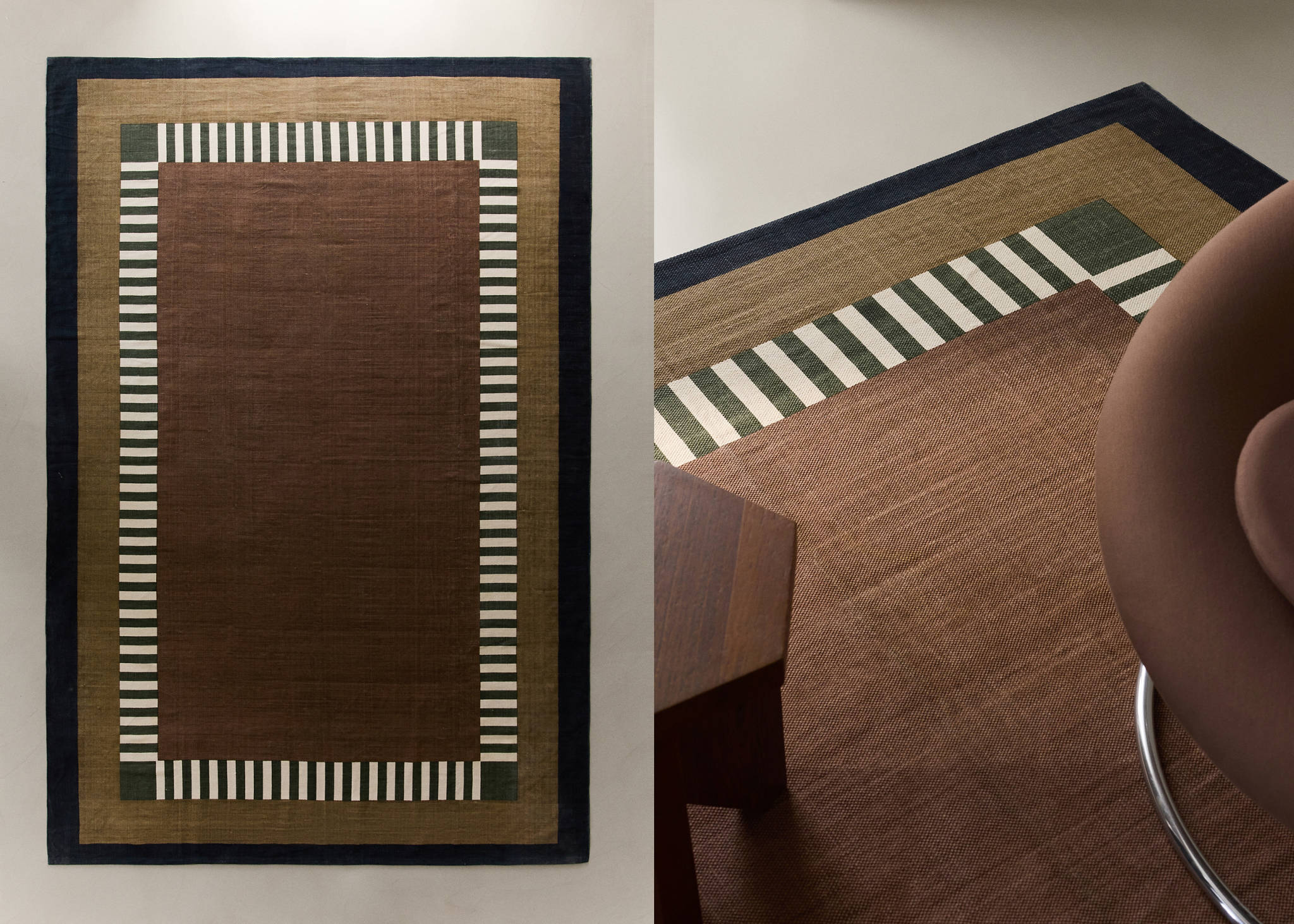 Geometric patterned rug 200x300cm - Panoramic plane