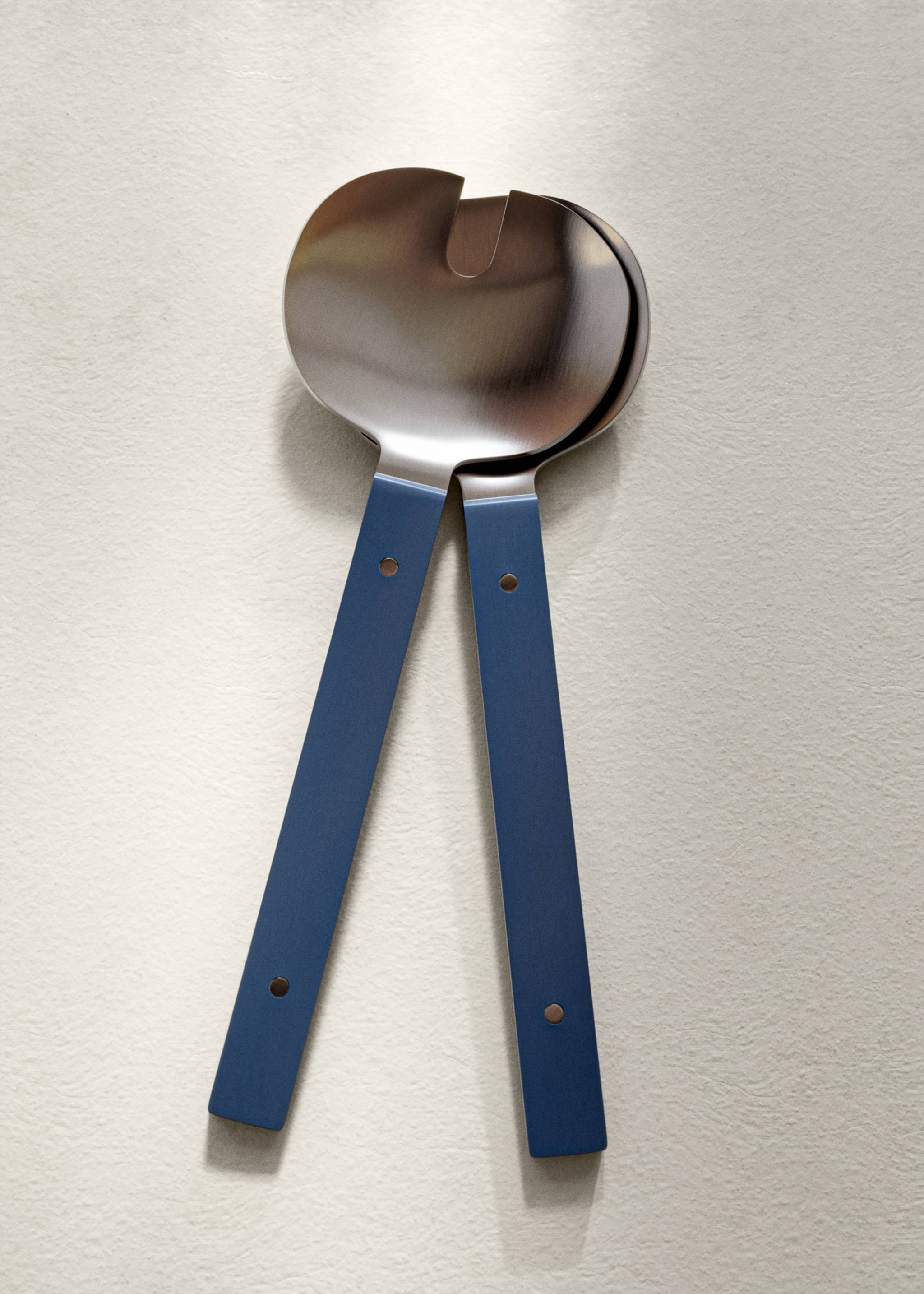 2-piece stainless steel serving cutlery set - General plane, Ink Blue. Ref: 37013301-00.