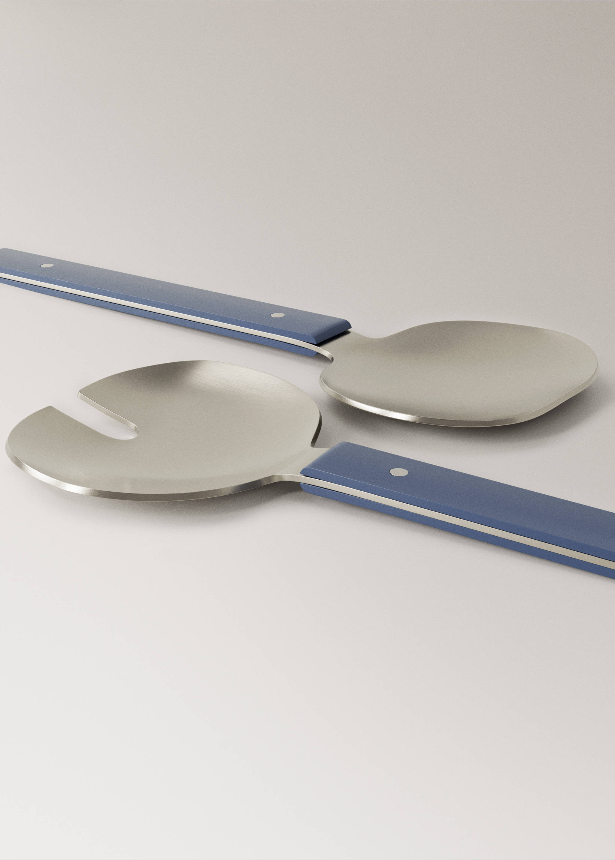 2-piece stainless steel serving cutlery set - Details of the article 1, Ink Blue. Ref: 37013301-00.