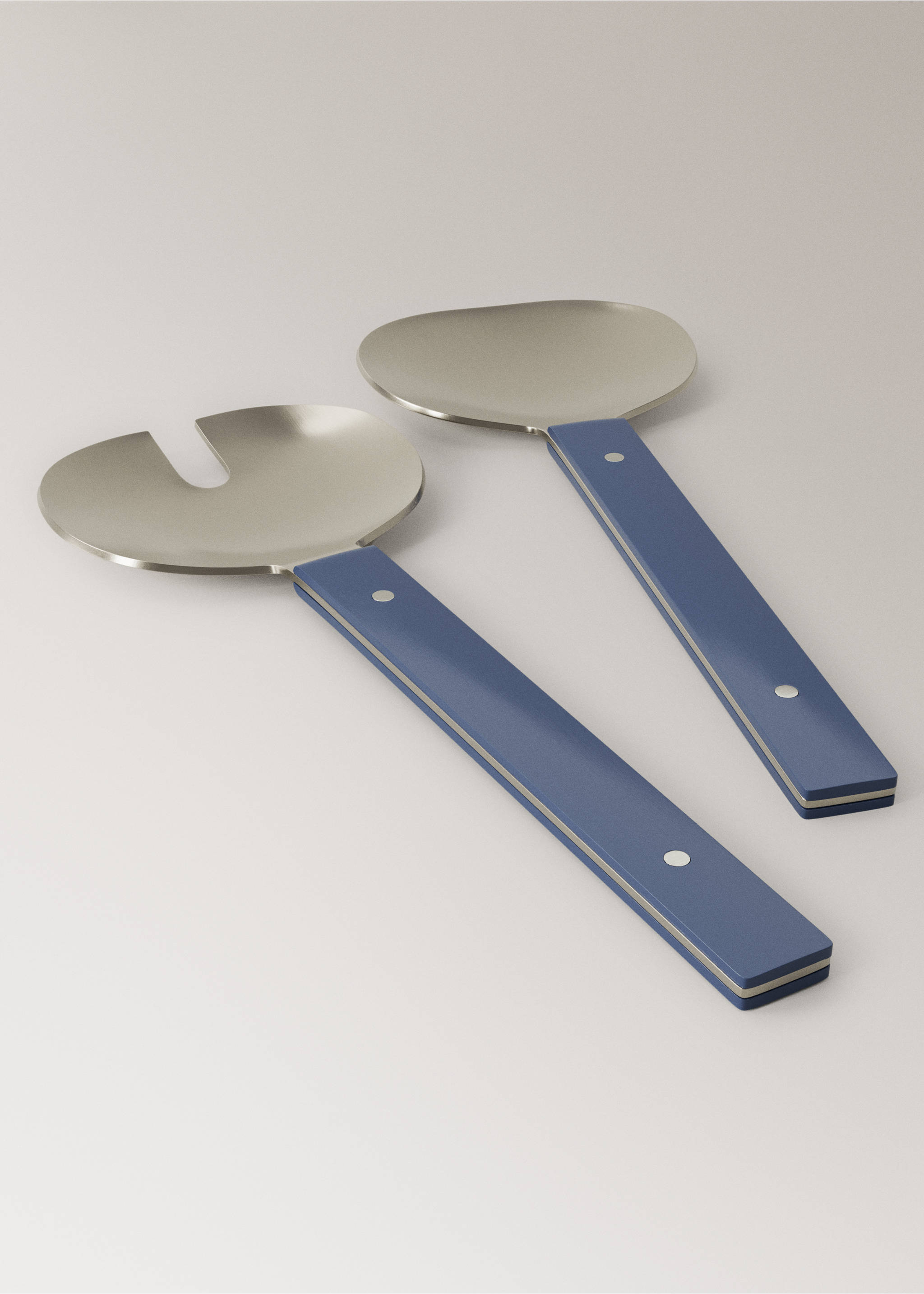 2-piece stainless steel serving cutlery set - Details of the article 3, Ink Blue. Ref: 37013301-00.
