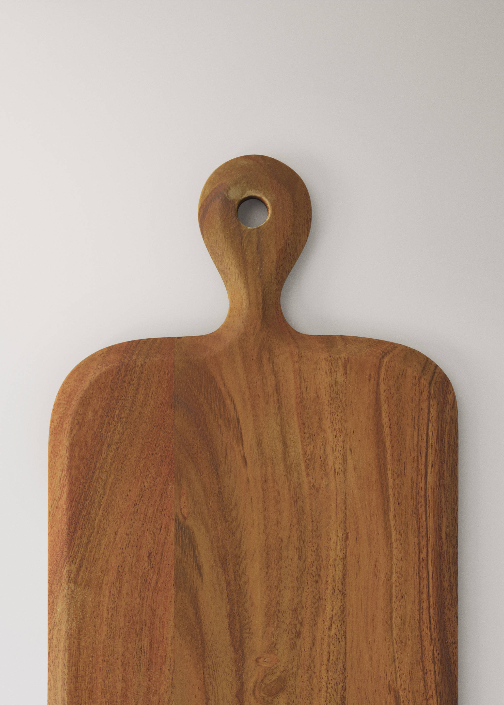 Acacia wood chopping board - Details of the article 2, Brown. Ref: 37013305-00.