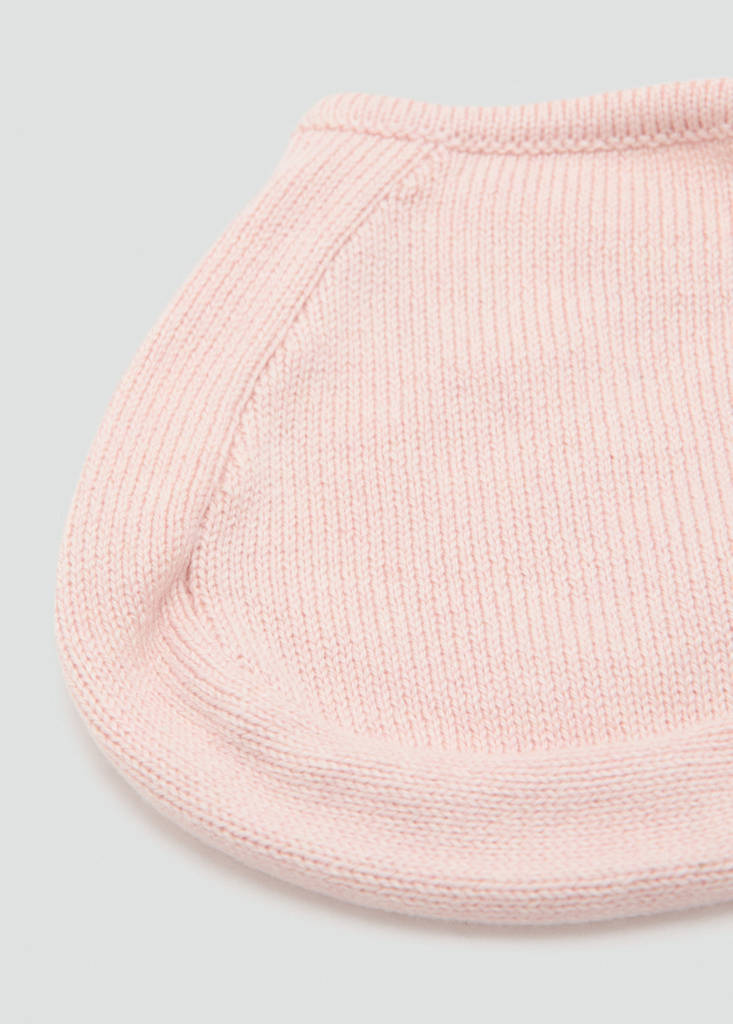 Knitted bonnet — Light Pink