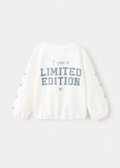 Cotton sweatshirt with print detail — Off White 3