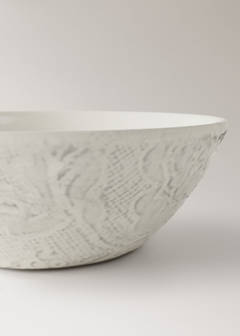 Textured gres bowl — Off White 3