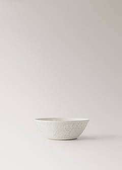 Textured gres bowl — Off White 5