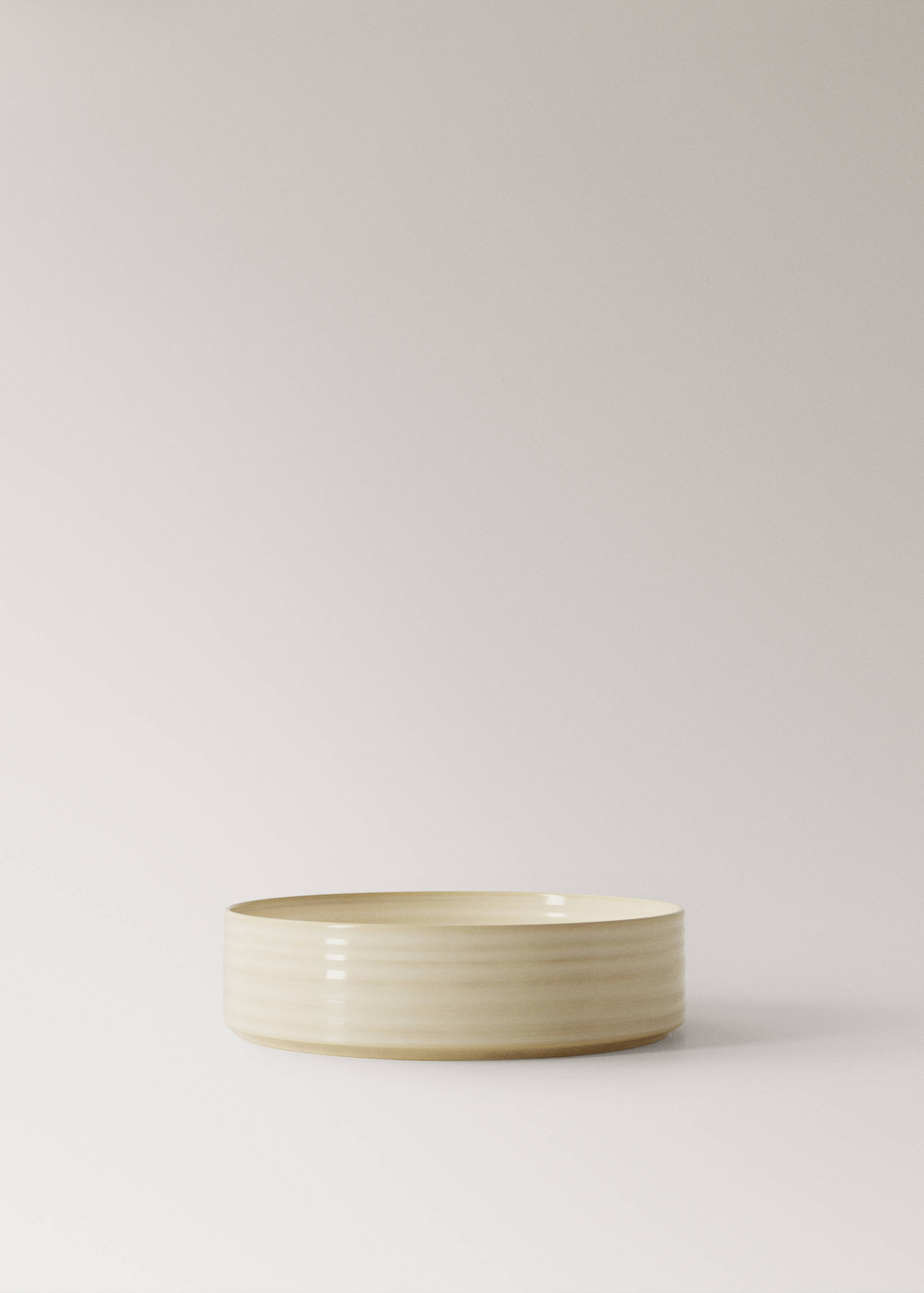 Medium reactive stoneware bowl - Article without model