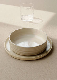 Uniform exterior gres bowl — Coffee 1