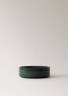 Uniform exterior gres bowl — Prussian Blue 6