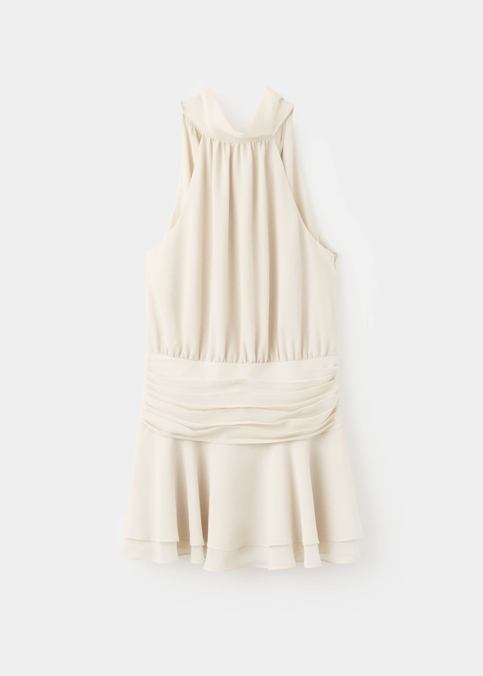 Robe halter détails plissés - Article sans modèle