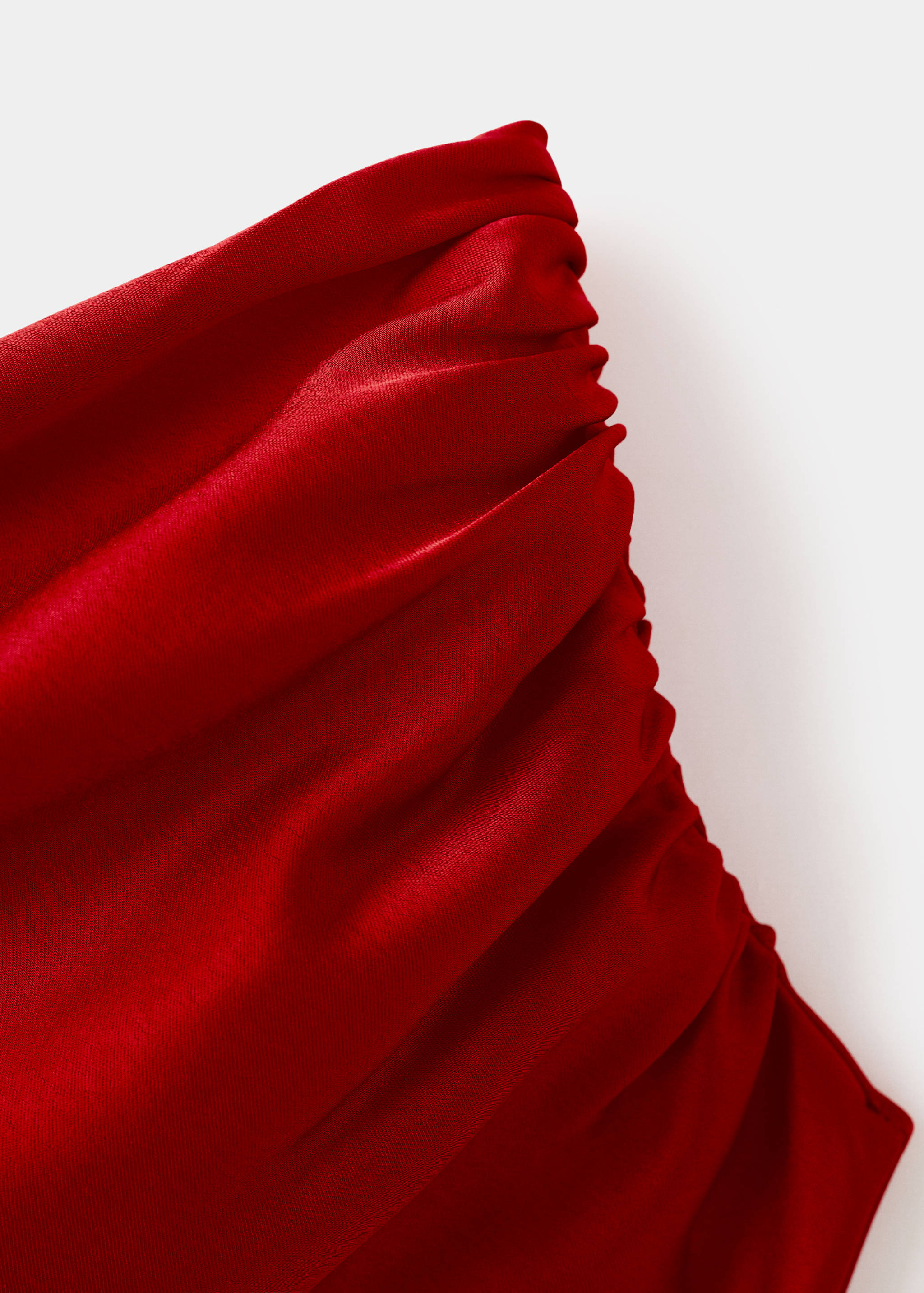 Asymmetrical satin dress - Details of the article 8