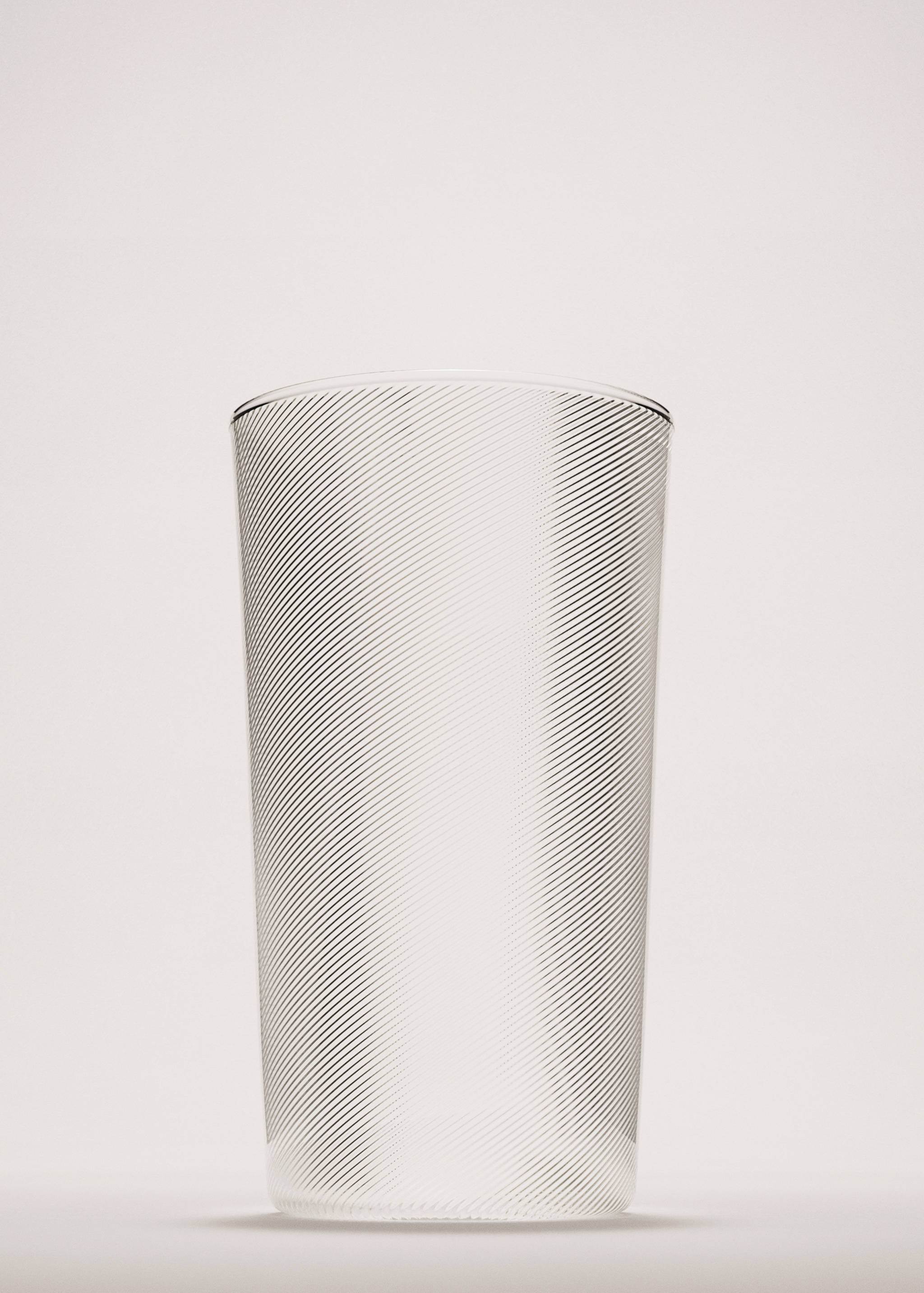 Medium textured glass vase - General plane