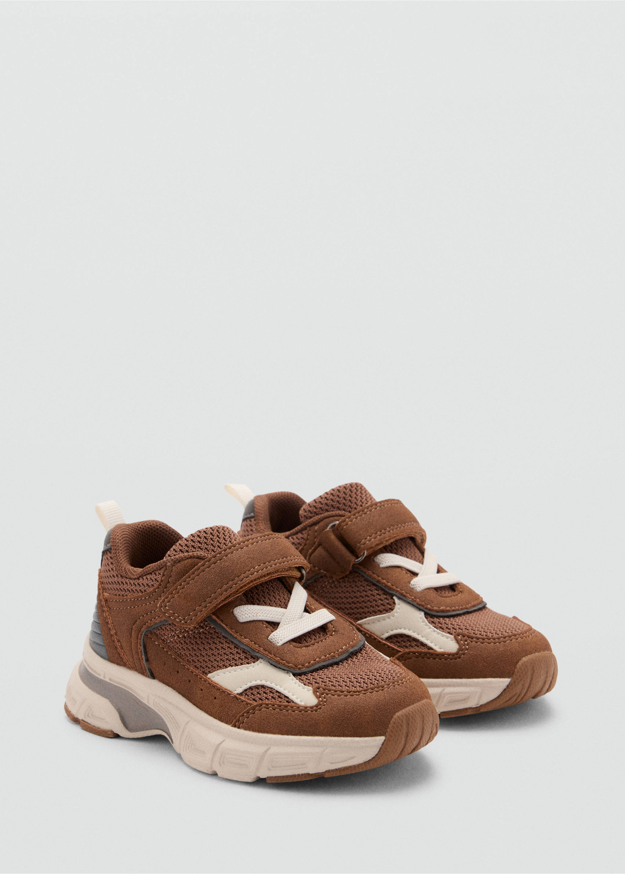 Two-tone sports top - Medium plane, Chocolate. Ref: 37013873-00.