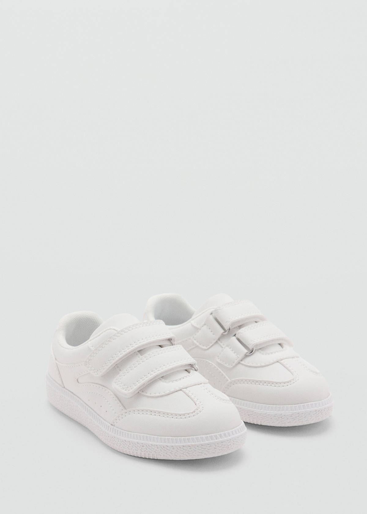 Velcro fastening straps sneakers — White