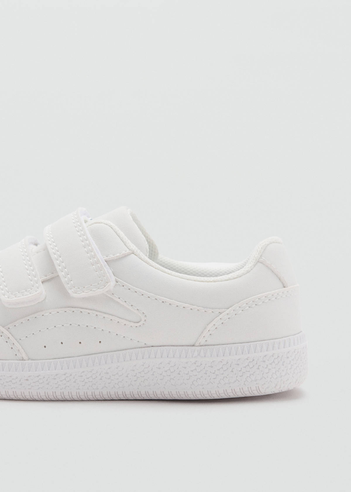 Velcro fastening straps sneakers — White