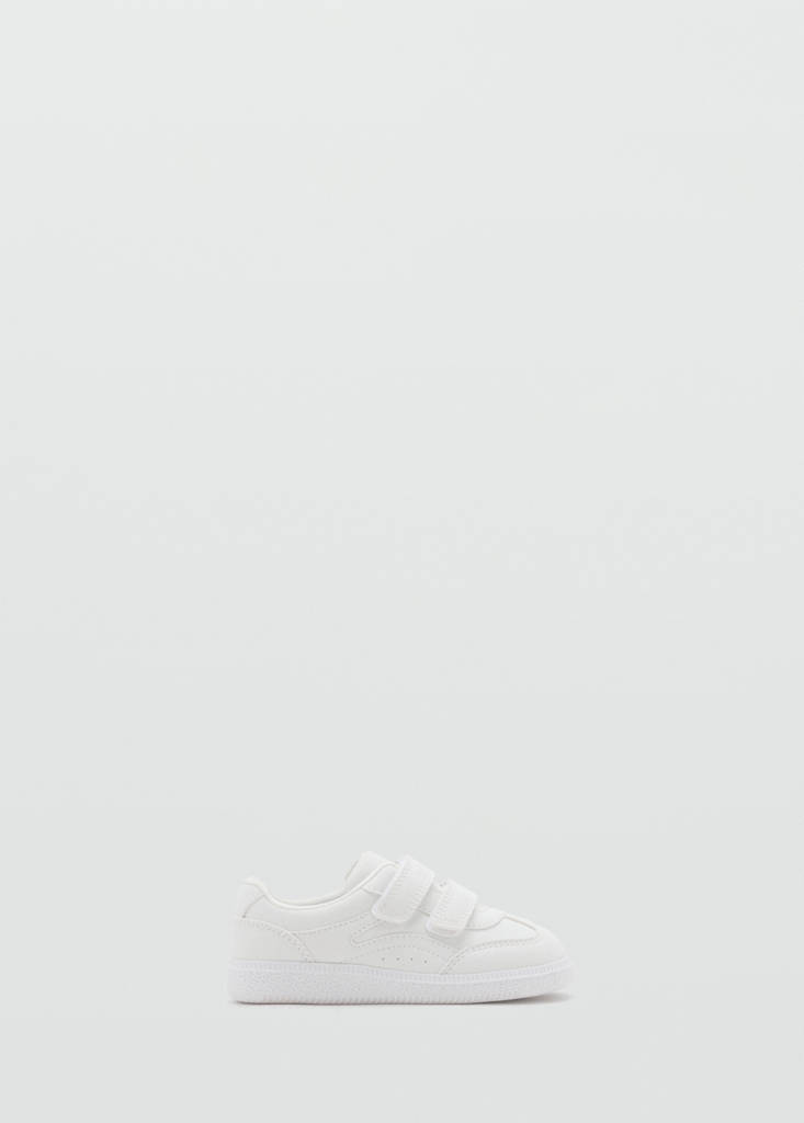 Velcro fastening straps sneakers — White