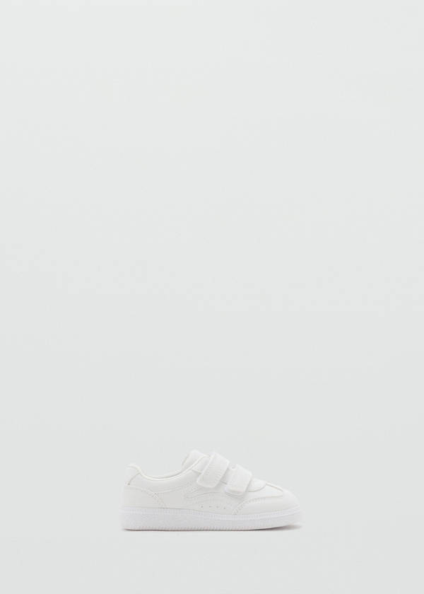 Velcro fastening straps sneakers — White