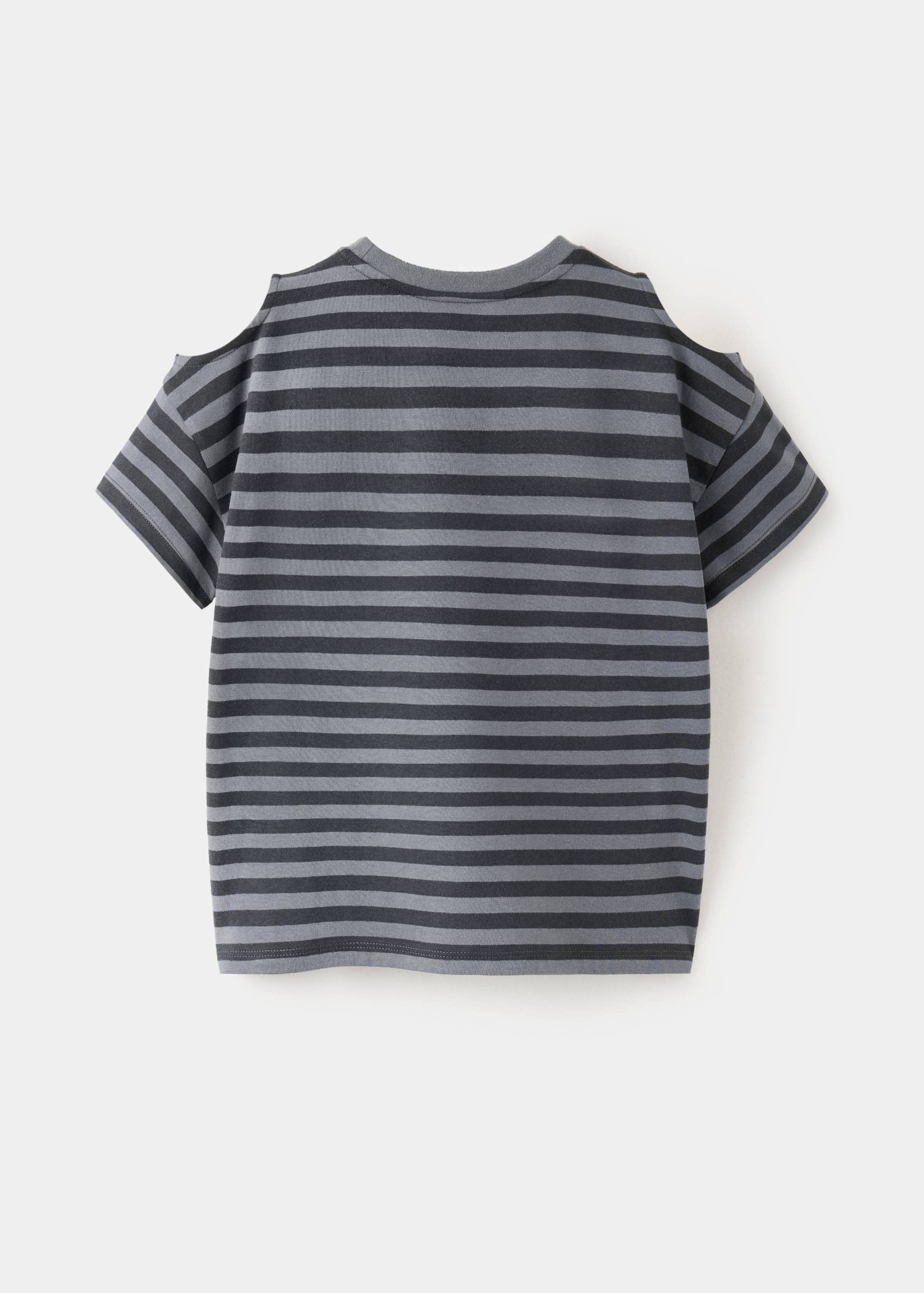 T-shirt 100 % coton rayures - Verso de l’article