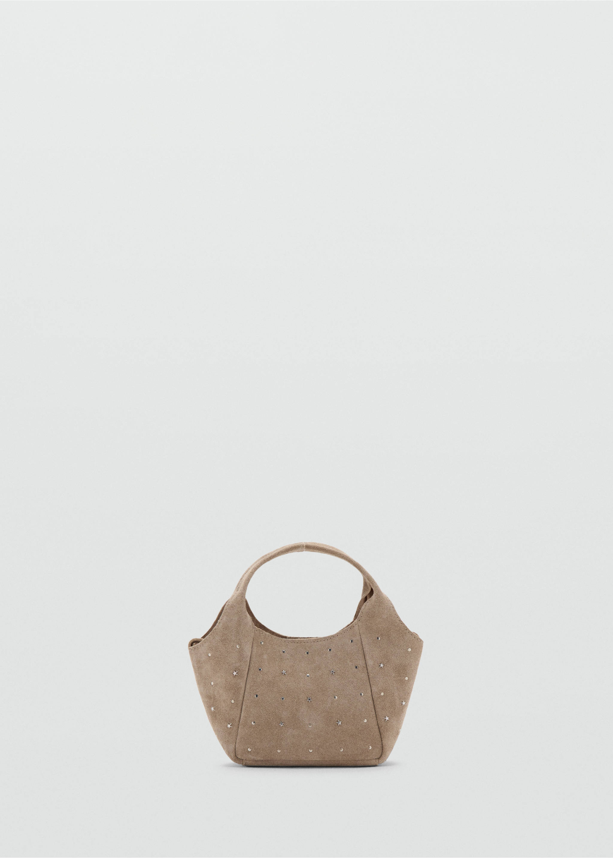 Stud leather bag - Article without model, Sand. Ref: 37013879-00.