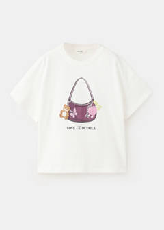 Textured printed cotton T-shirt — Off White 1