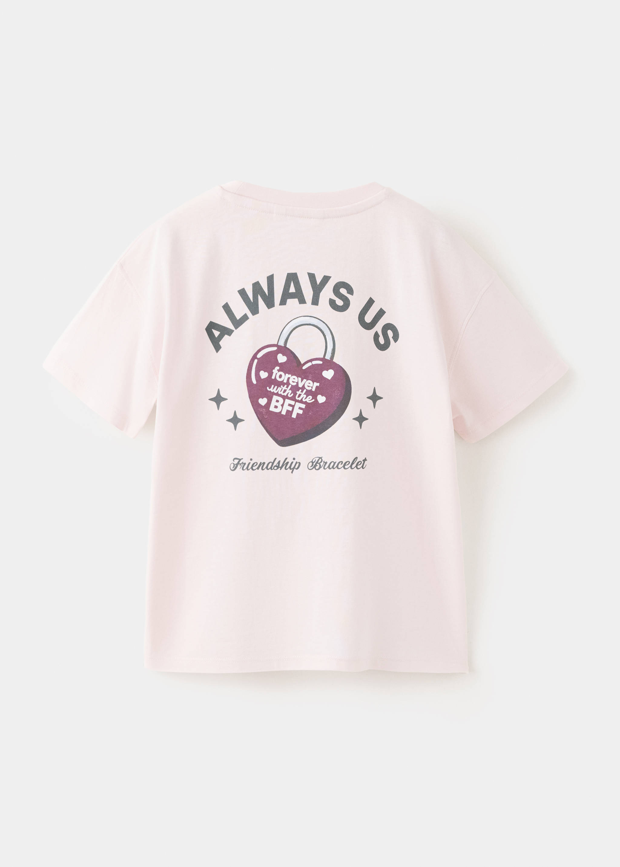 Printed cotton-blend t-shirt - Reverse of the article