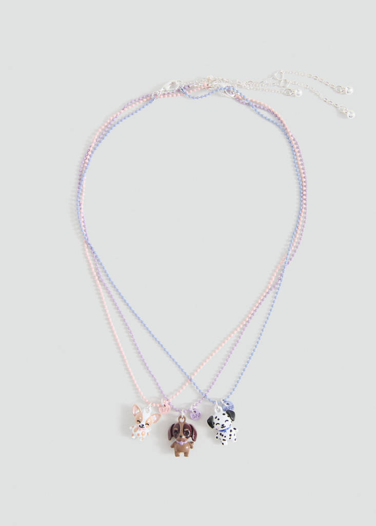 Pack of 3 Best Friends necklaces — Lilac