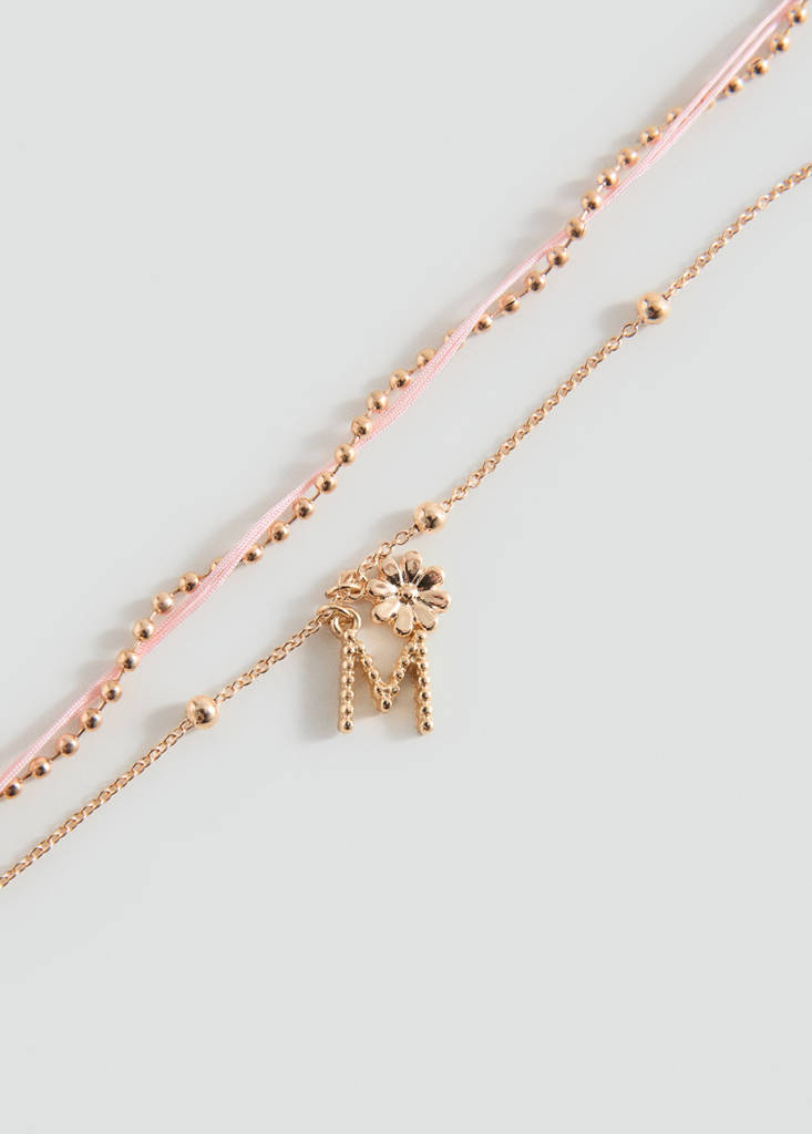 Pack of 2 combined bracelets — Gold