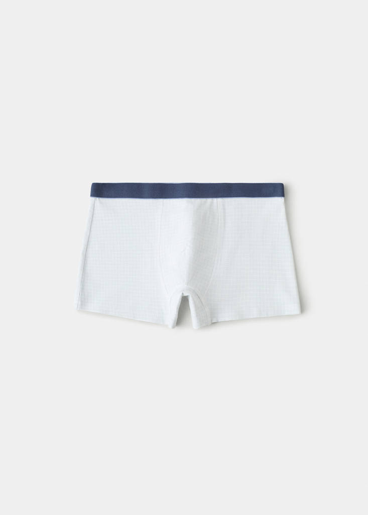 Pack of 3 cotton combination briefs — Sky Blue