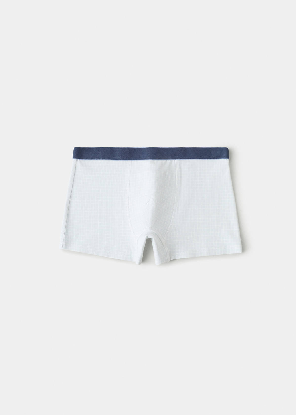 Pack of 3 cotton combination briefs — Sky Blue
