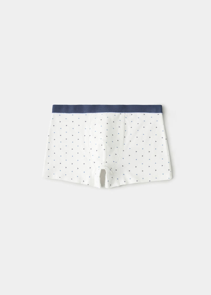 Pack of 3 cotton combination briefs — Sky Blue