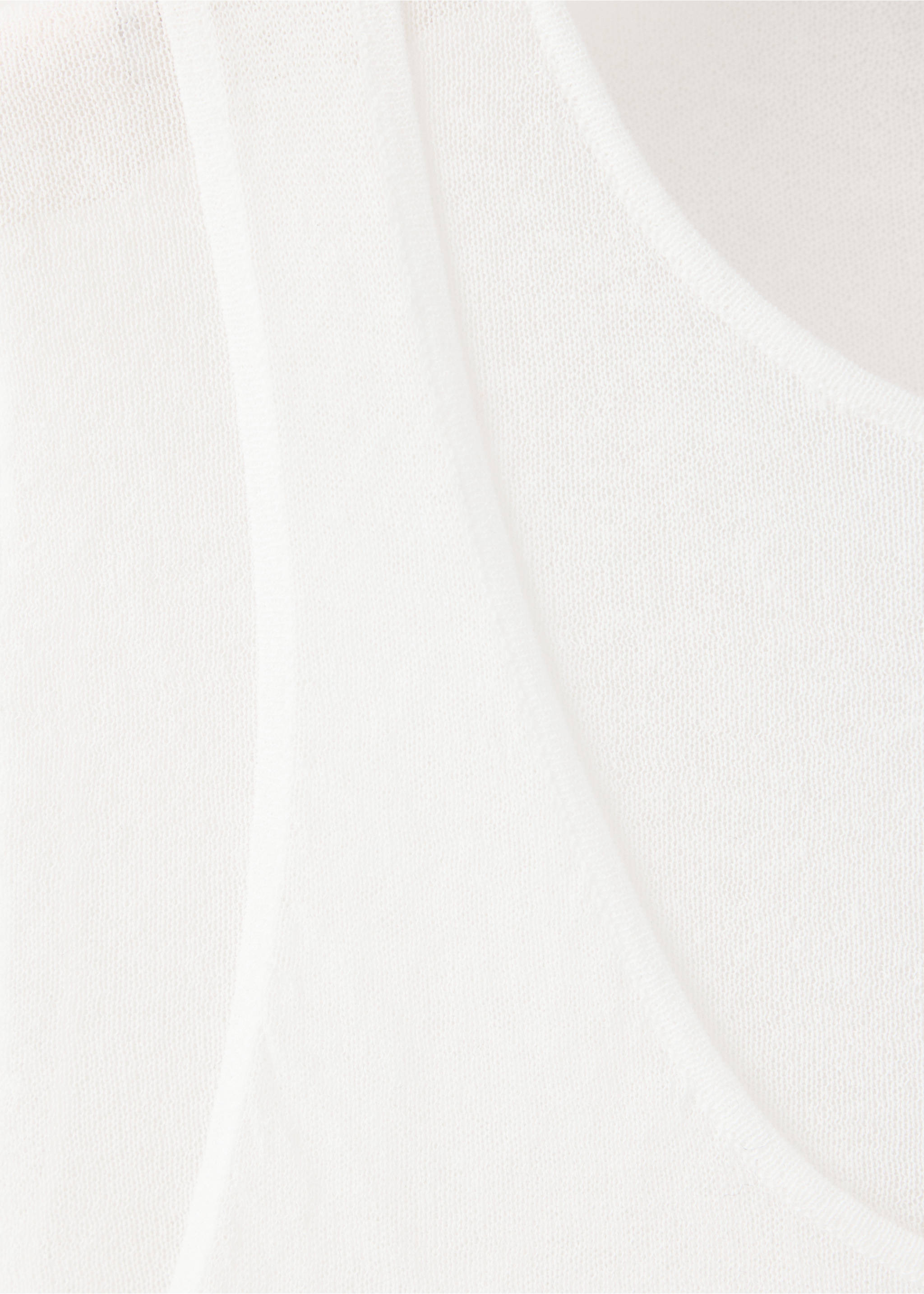 Sweater laye - Details of the article 8, White. Ref: 37014078-00.