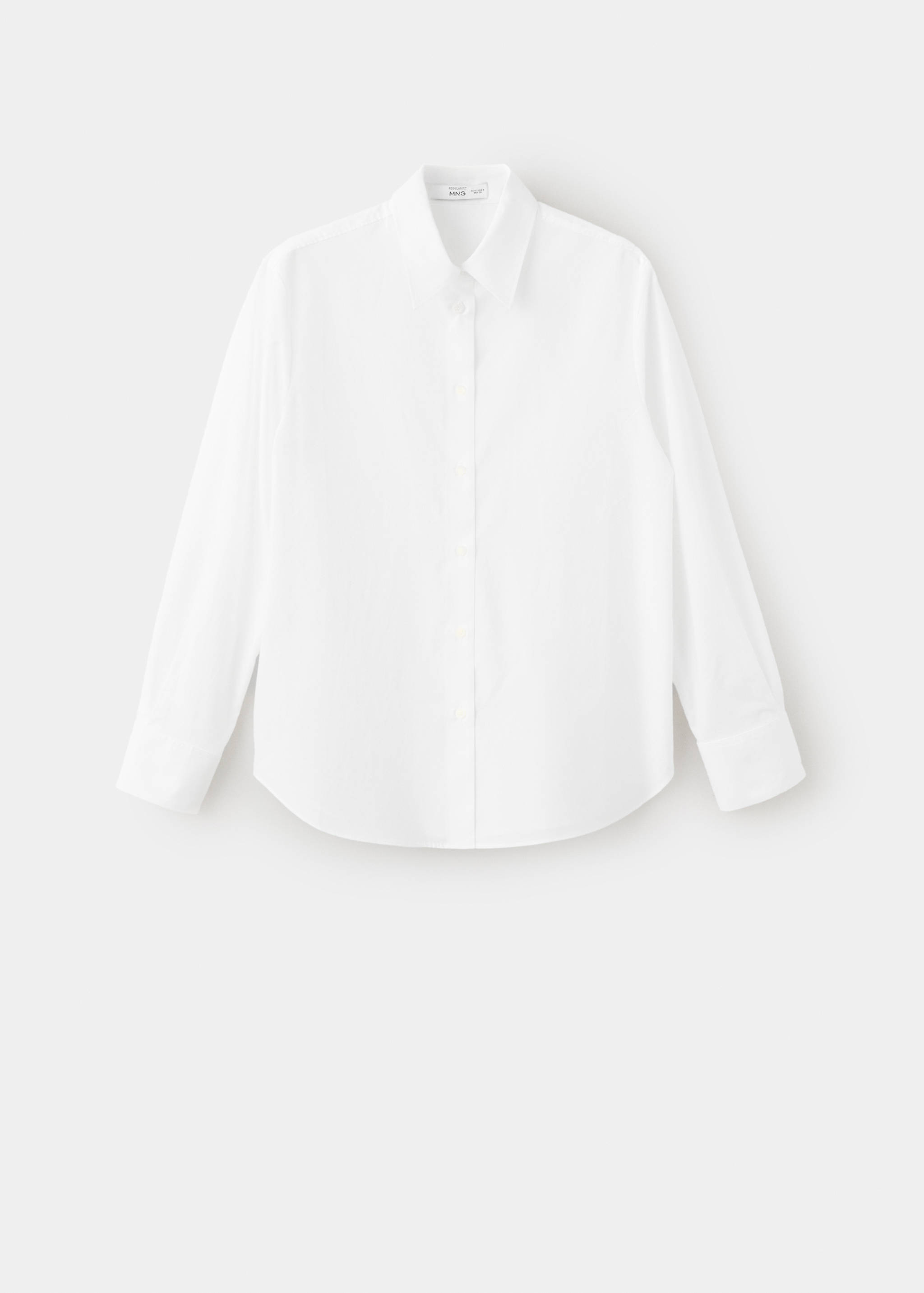 Camisa recta mezcla algodón y lyocell - Artículo sin modelo