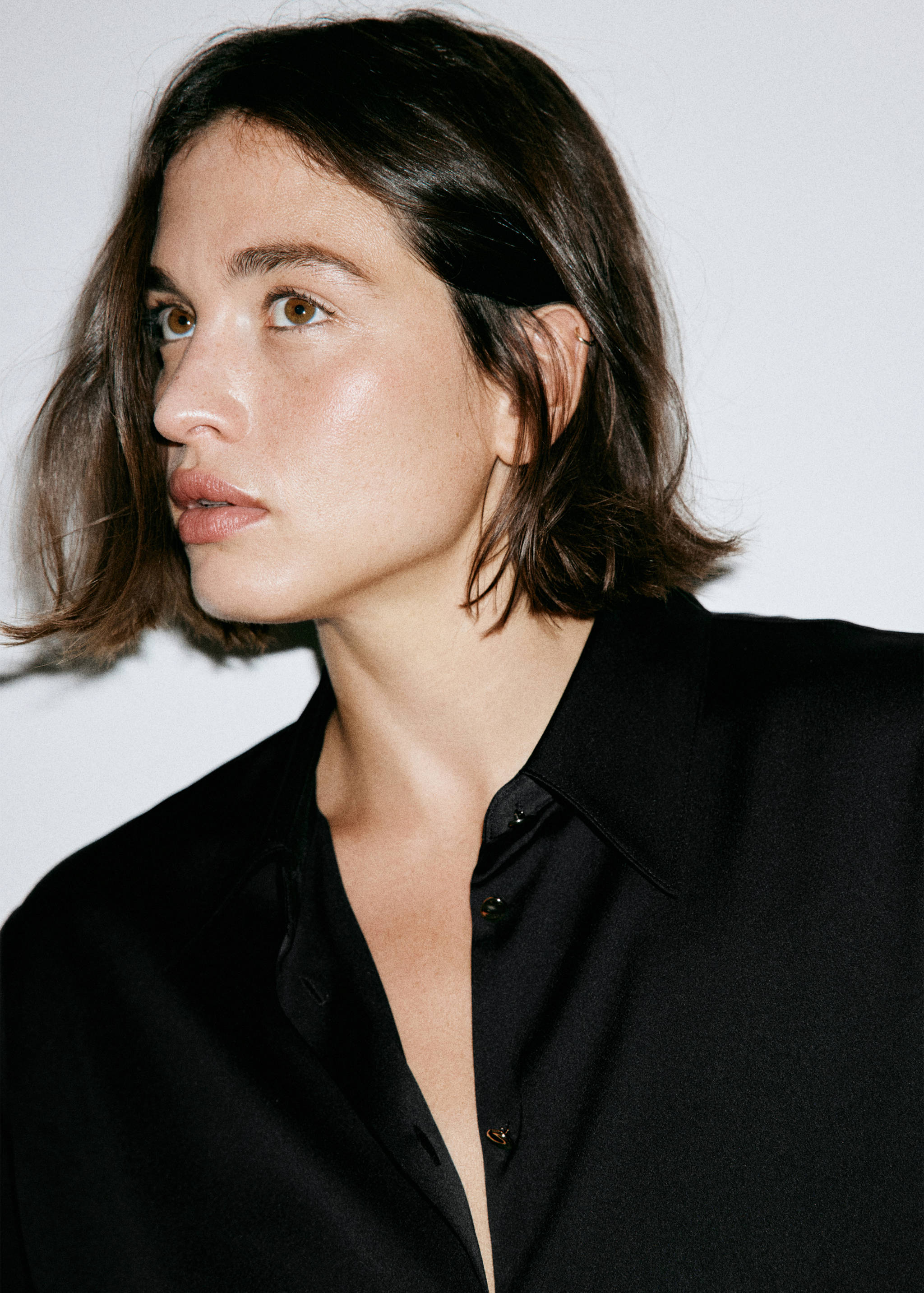 Camisa satinada regular - Detalle del artículo 4