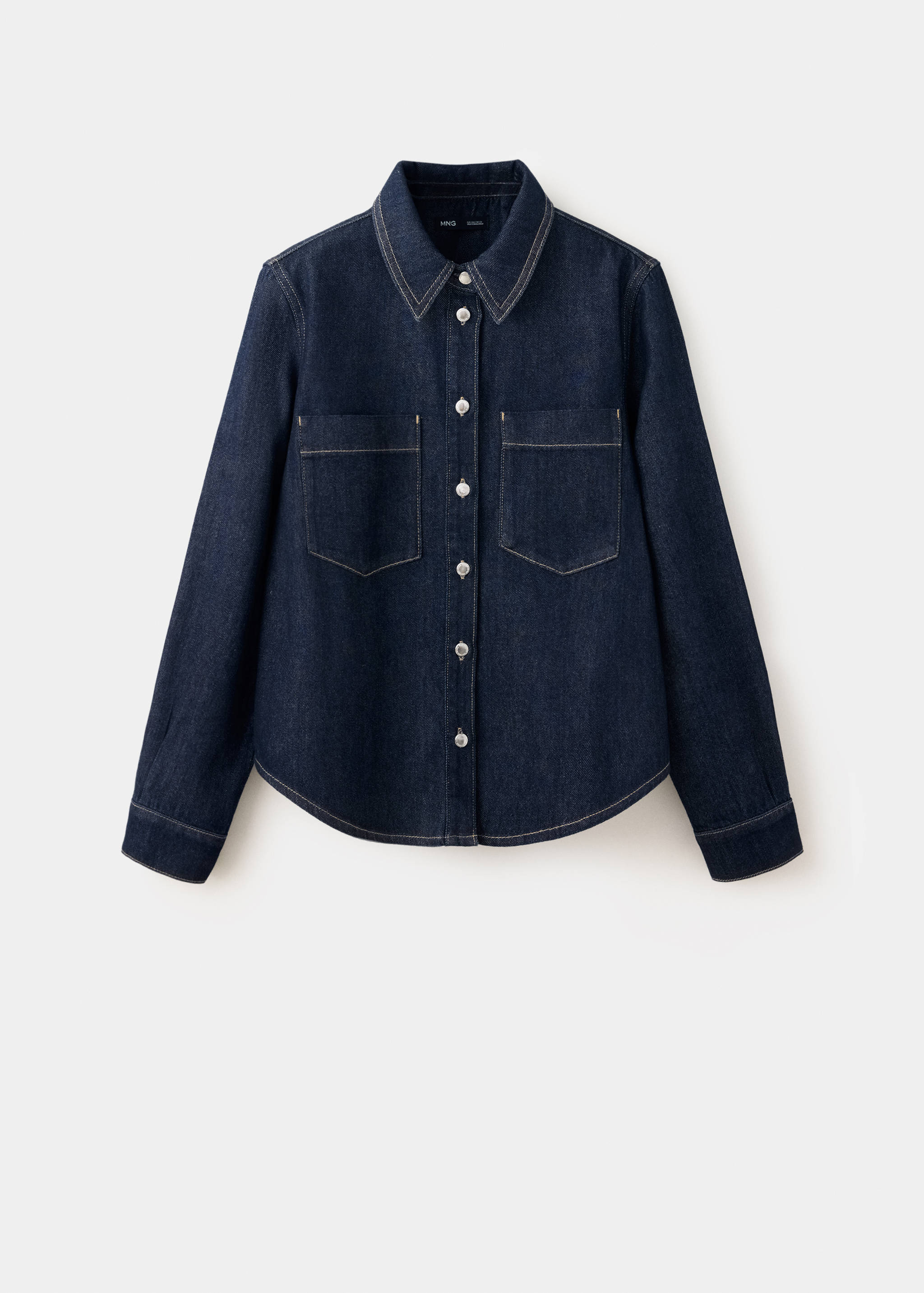 Denim shirt with pockets - Article without model