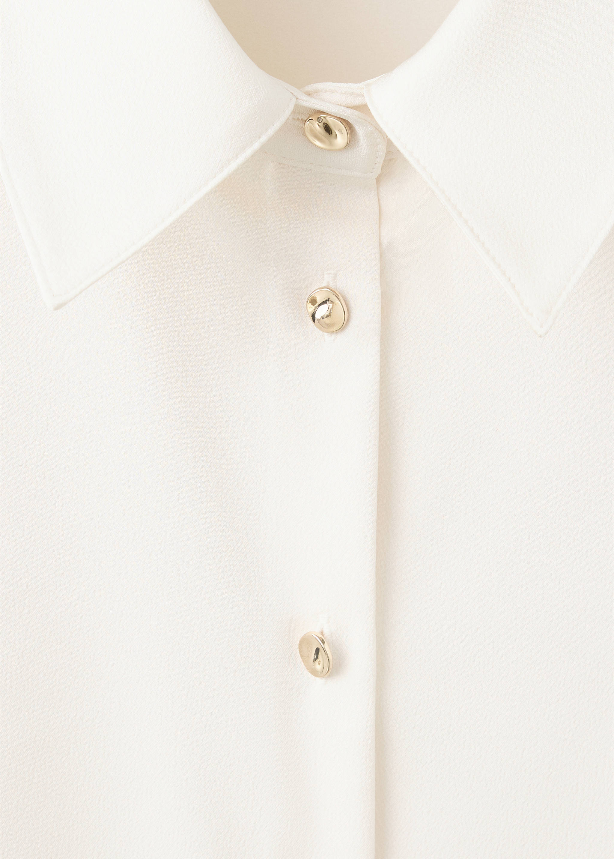 Satin finish flowy shirt - Details of the article 8