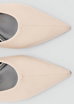Pointed-toe shoe — Ecru 4
