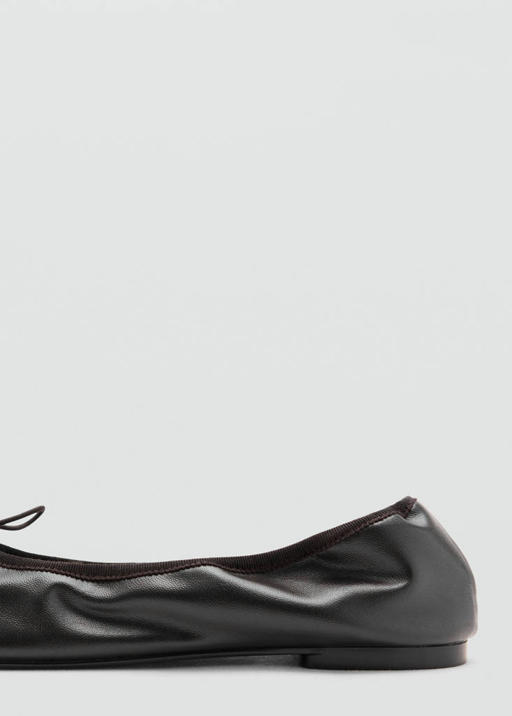 Ballet pump with elastic bow - thumbnail 3